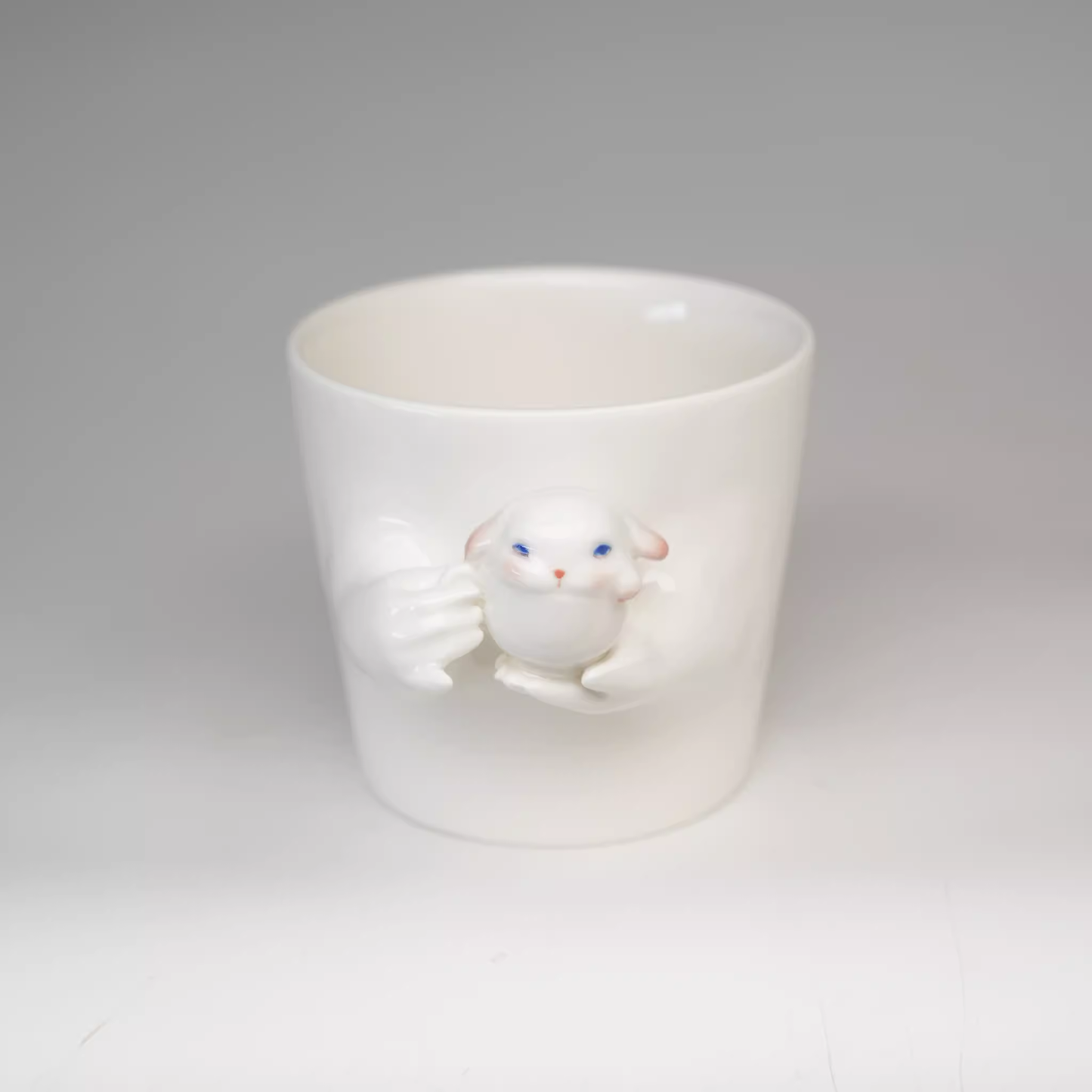 Cute Mug With a Tiny Rabbit