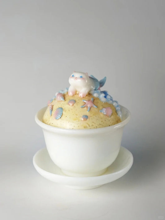 Little Mermaid Kitty Teacup