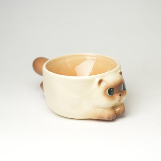 Cute Siamese Cat Bowl