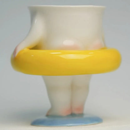 Yellow Duck Swim Ring Cup