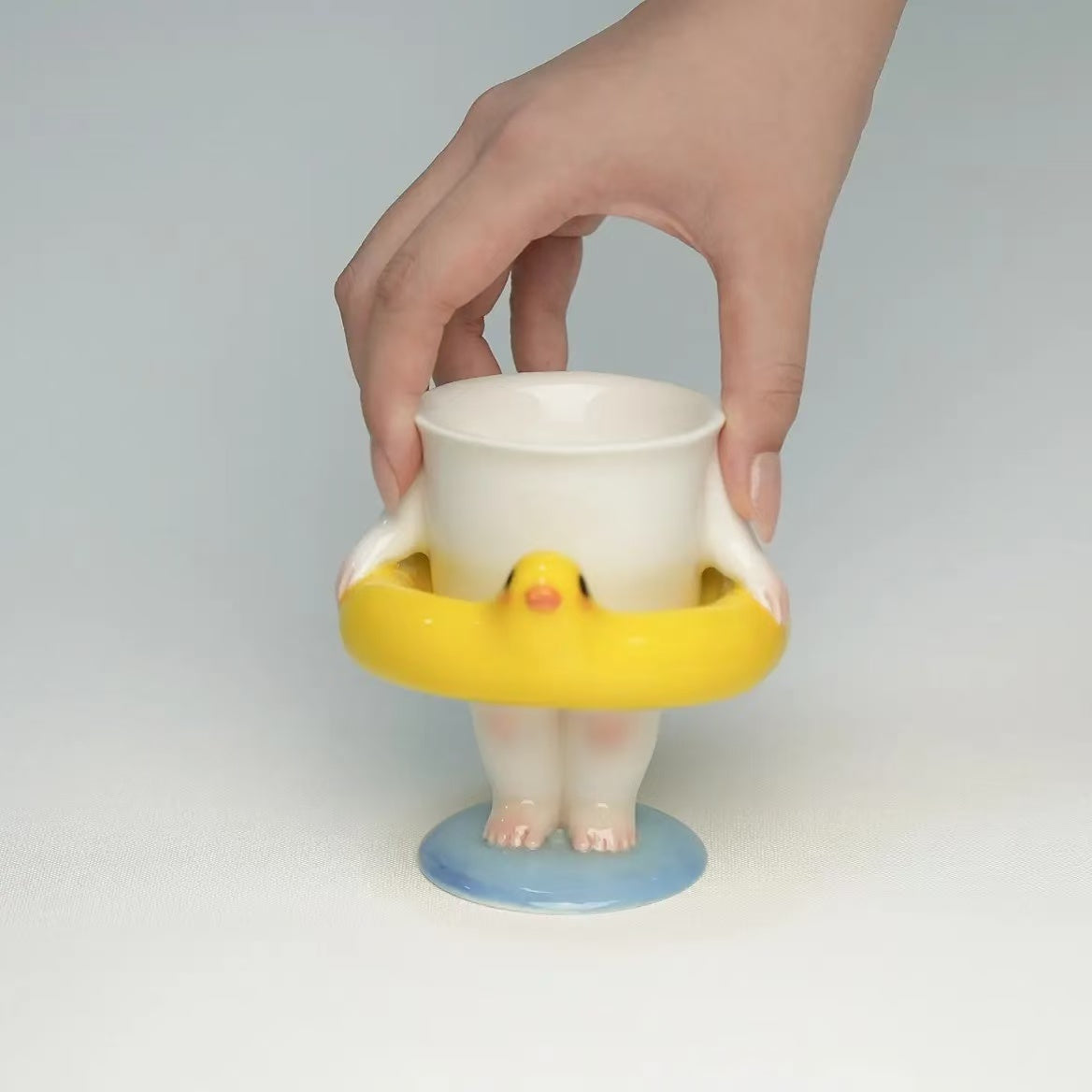 Yellow Duck Swim Ring Cup