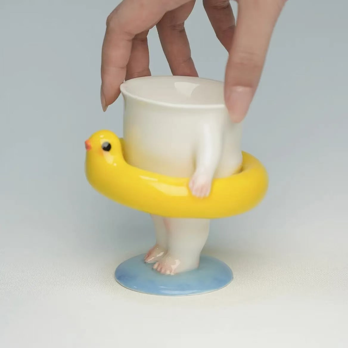 Yellow Duck Swim Ring Cup