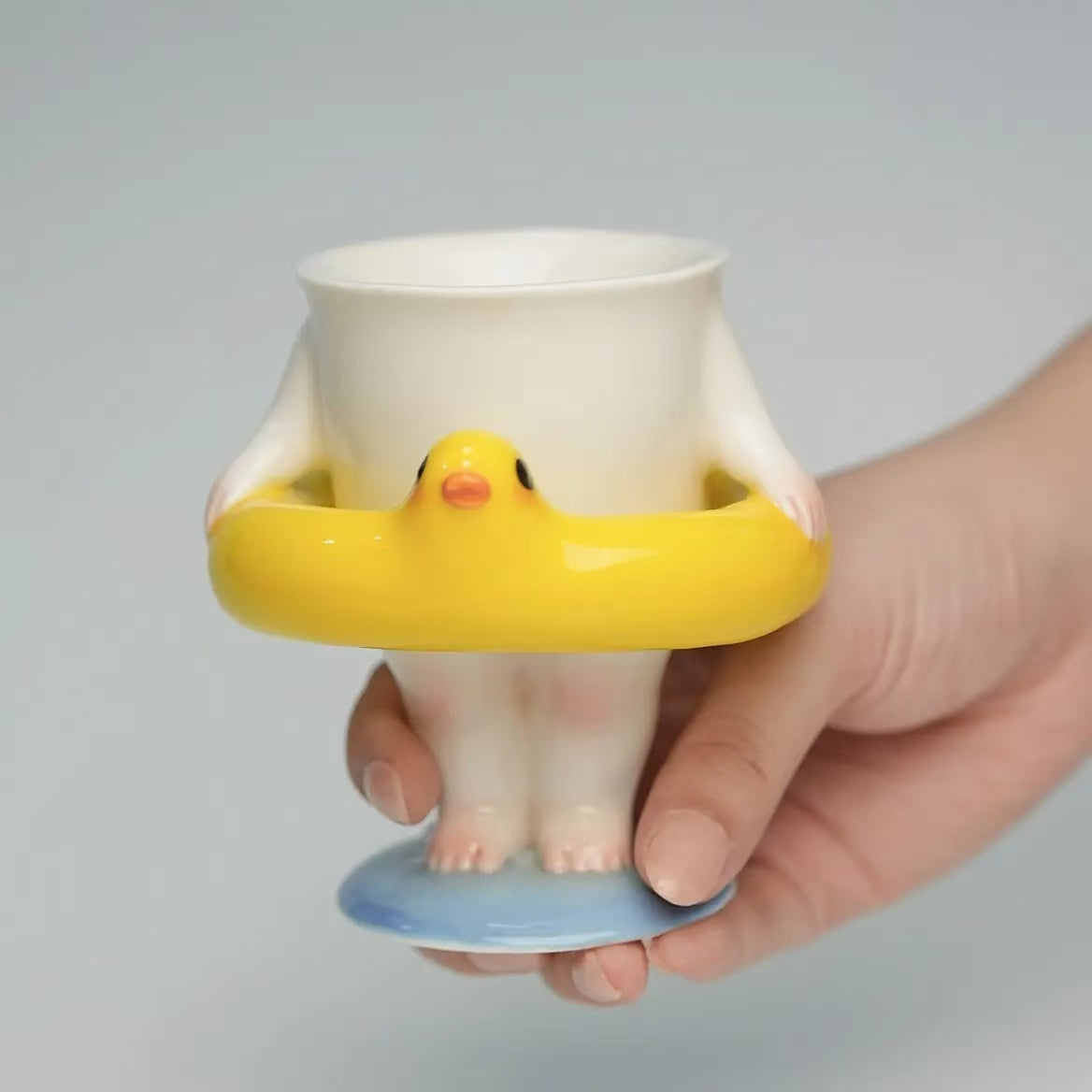 Yellow Duck Swim Ring Cup