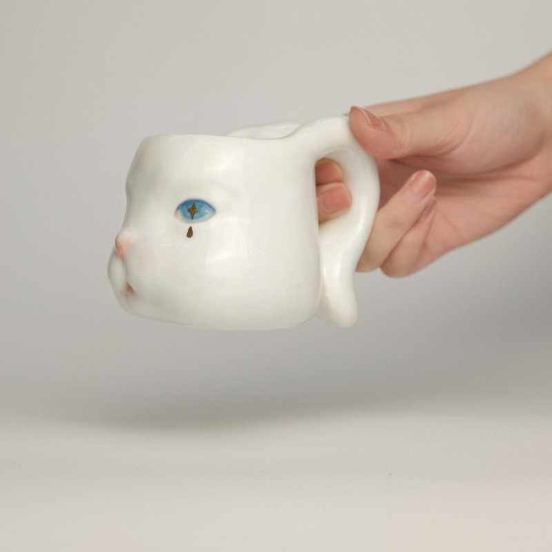 Long-Eared Bunny Mug with Spoon