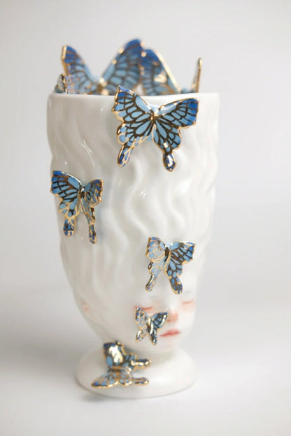 Blue Butterflies Cup