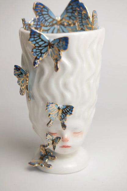 Blue Butterflies Cup