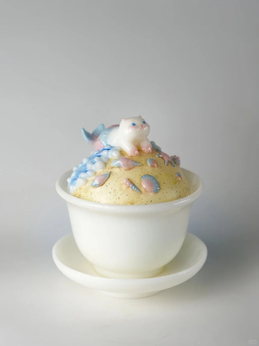 Little Mermaid Kitty Teacup