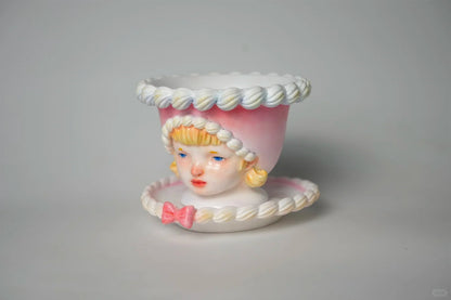 Strawberry Cake Cup with Cover