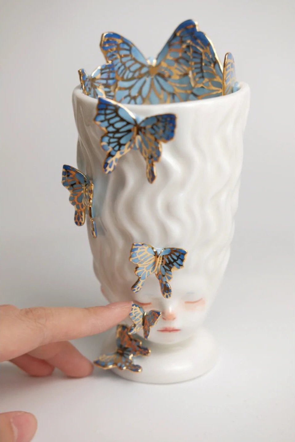 Blue Butterflies Cup