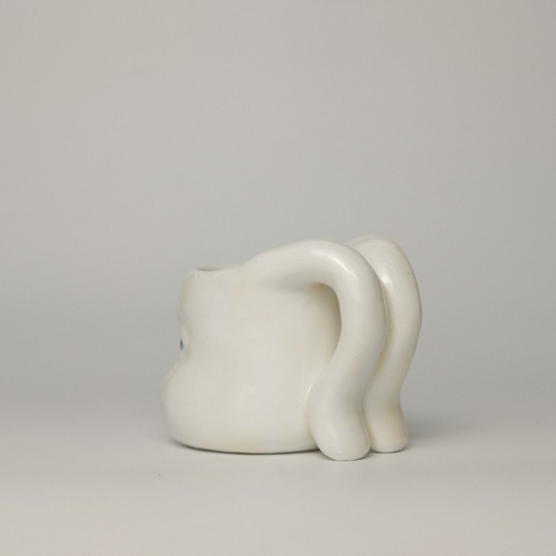 Long-Eared Bunny Mug with Spoon