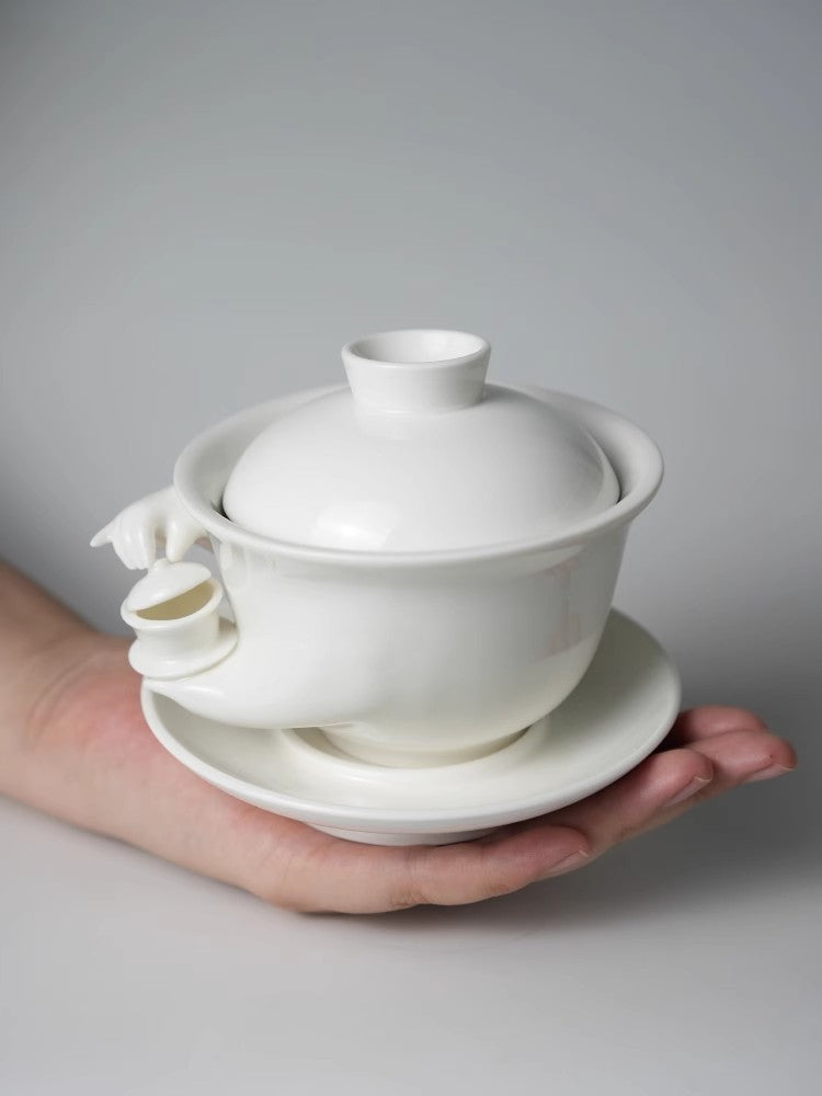 Cute Tea Cup Drinking Chinese Tea