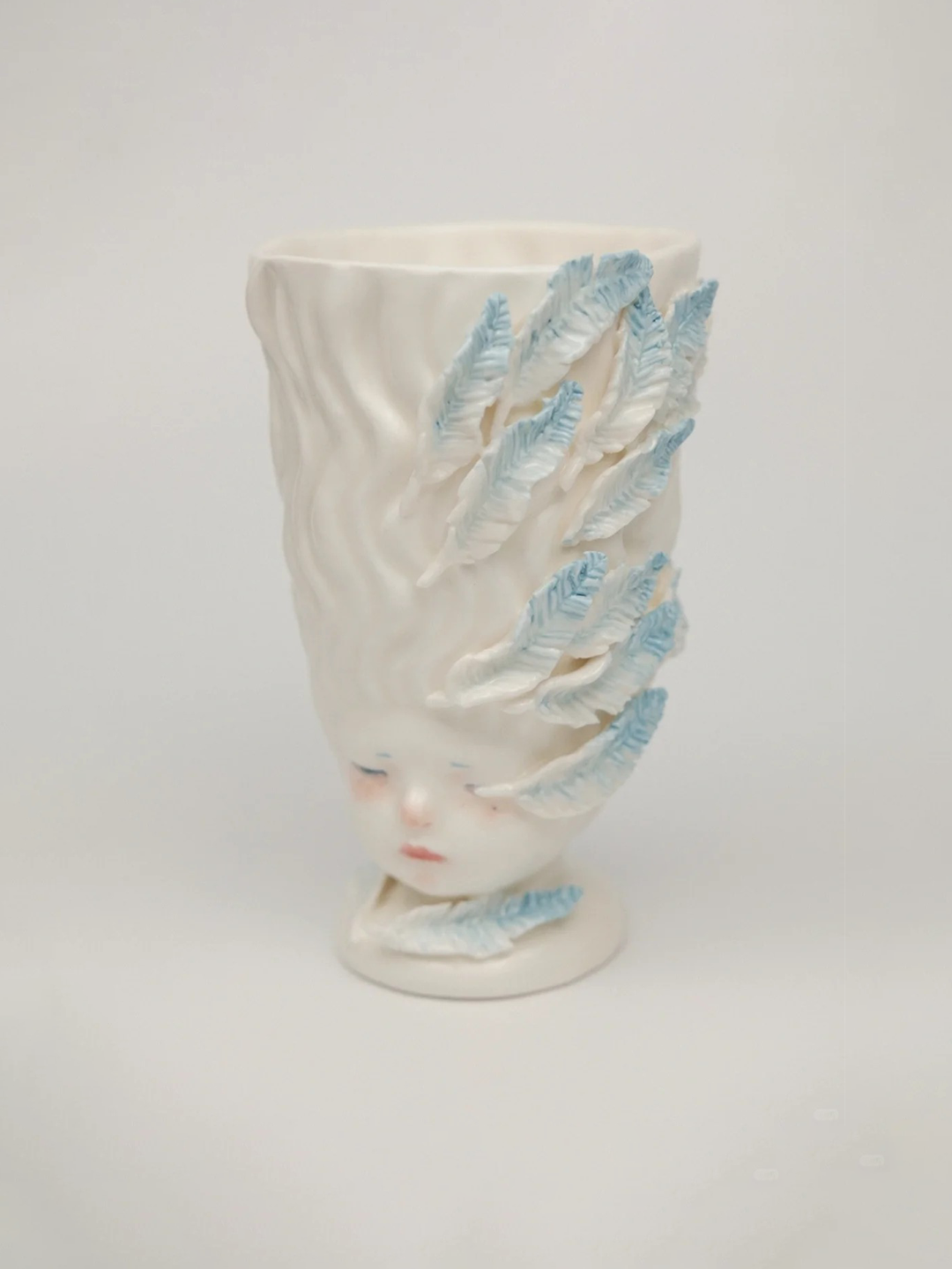 Blue Feather Cup