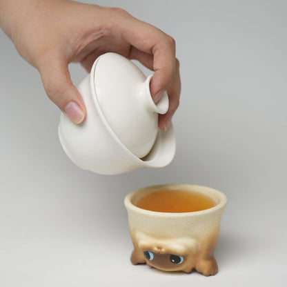 Siamese Cat Hold Up Cup